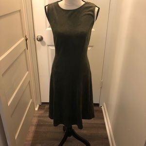Philosophy Army Green Suede A Lone Dress